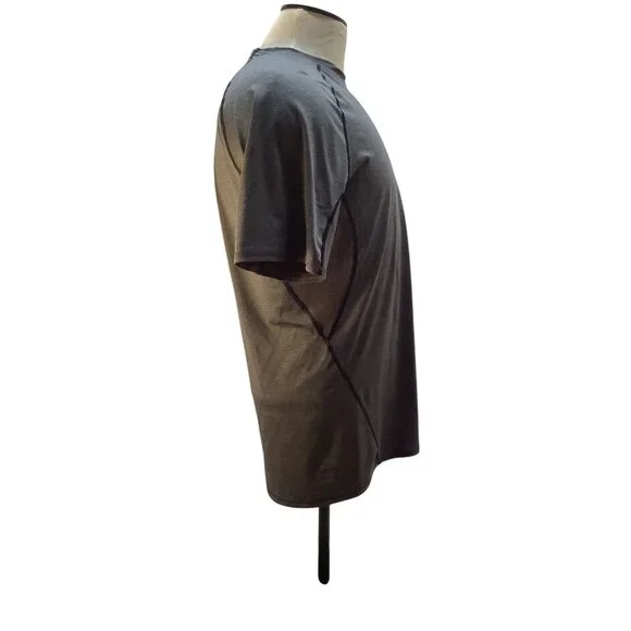 Under Armour Men's Grey Short Sleeve Athletic T-Shirt Size 2XL - Picture 3 of 7